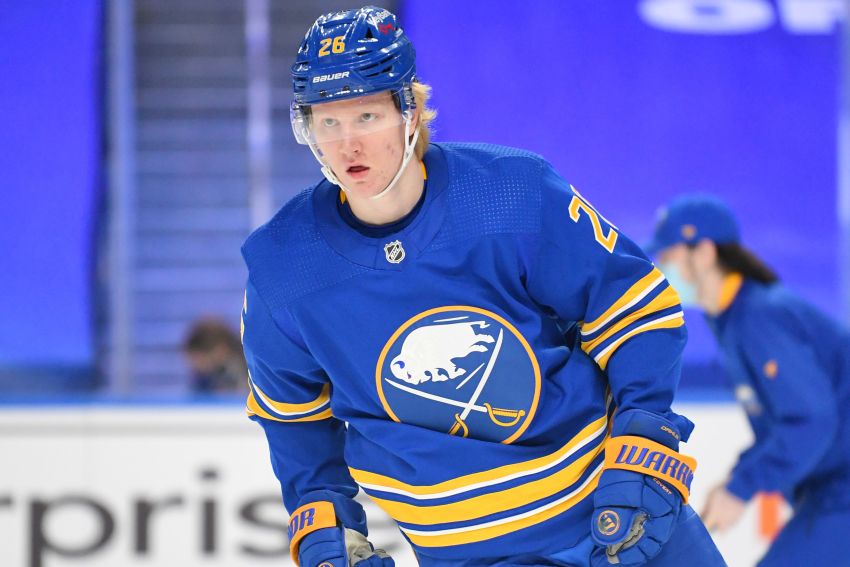Sabres Rasmus Dahlin Starting To Settle Down Put Struggles In Past Buffalo Hockey Beat