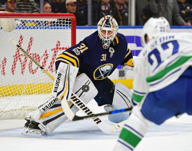 Goalies Robin Lehner, Chad Johnson playing ‘great’ despite Sabres