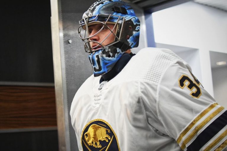 Sabres notes Jonas Johansson looks solid in first NHL start Buffalo