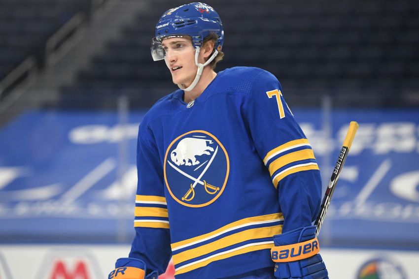 Sabres Notebook: It's a family reunion as Tage Thompson watches brother  make NHL debut