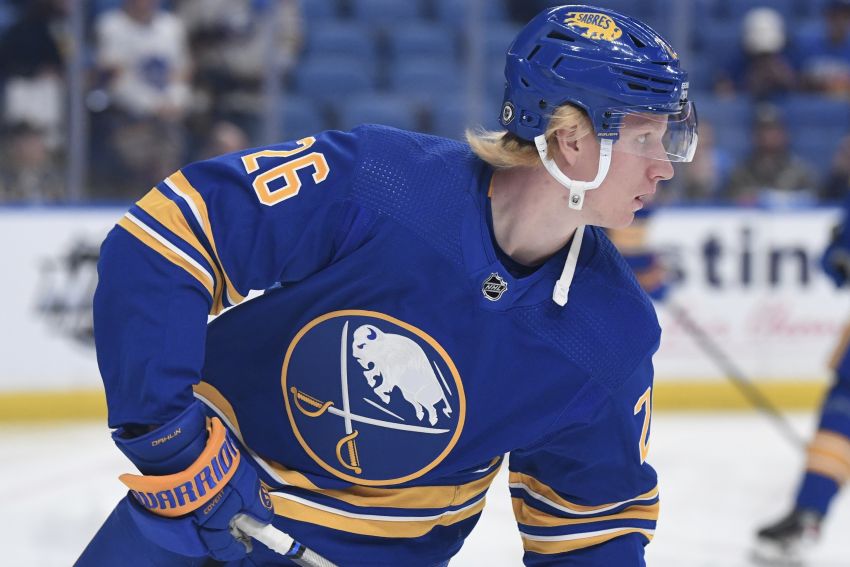 Thompson, Dahlin among Sabres on roster for Tuesday's preseason home opener