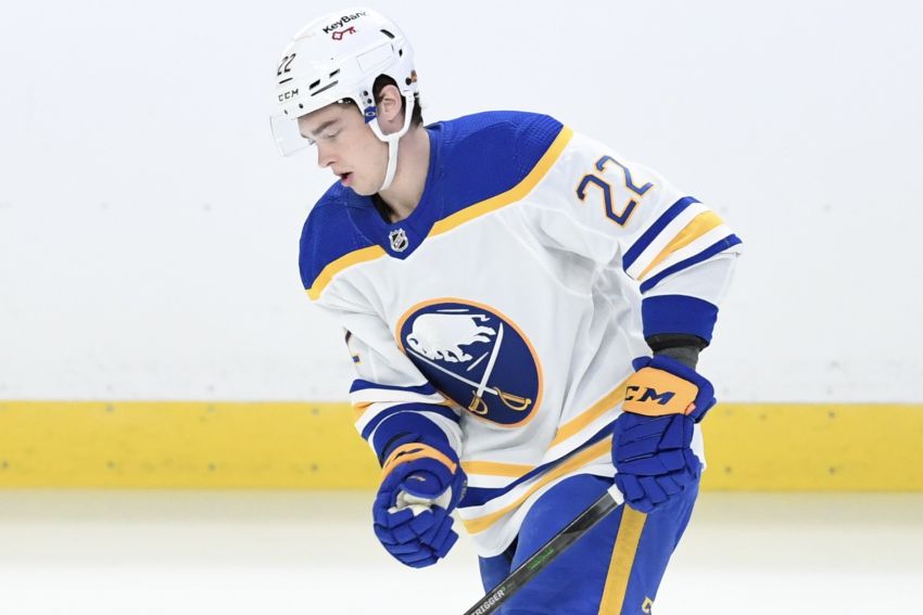 Tage Thompson placed in NHL's COVID-19 protocol and Jack Quinn