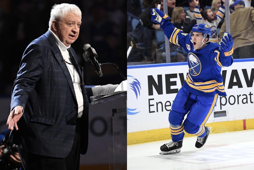 Sabres honor Jeanneret with banner ceremony