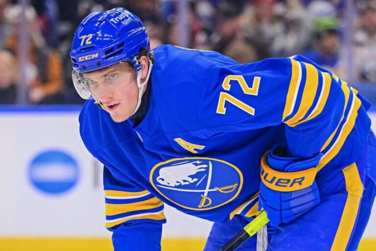 Sabres struggle as Canadiens tie series at 1; Tage Thompson has rough ...